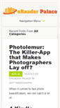 Mobile Screenshot of ereader-palace.com